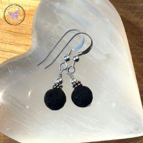 Lava Stone Essential Oil Diffuser Earrings